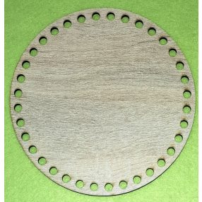   Model Sonoma din lemn, baza circulara crosetabila din lemn cu gaura de 6 mm, 1 buc., 16 cm, grosime 2,5 mm