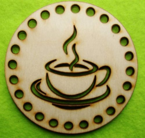 8cm Suport de cafea imprimat cu nicovala