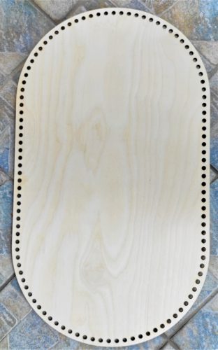 78x36 Baze de cos crosetabil din lemn natural cu gaura de 8 mm, 1 bucăți grosime 3 mm