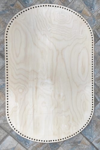 58x88 Baza de cos crosetbila  din lemn natural 7,5 mm, grosime 1 buc. 3 mm